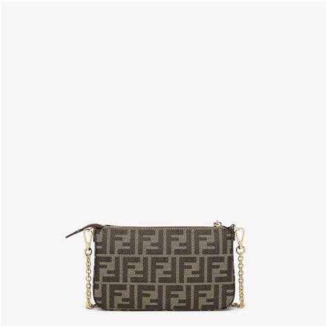 fendi fendi ff motif pouch|fendi baguette pouch.